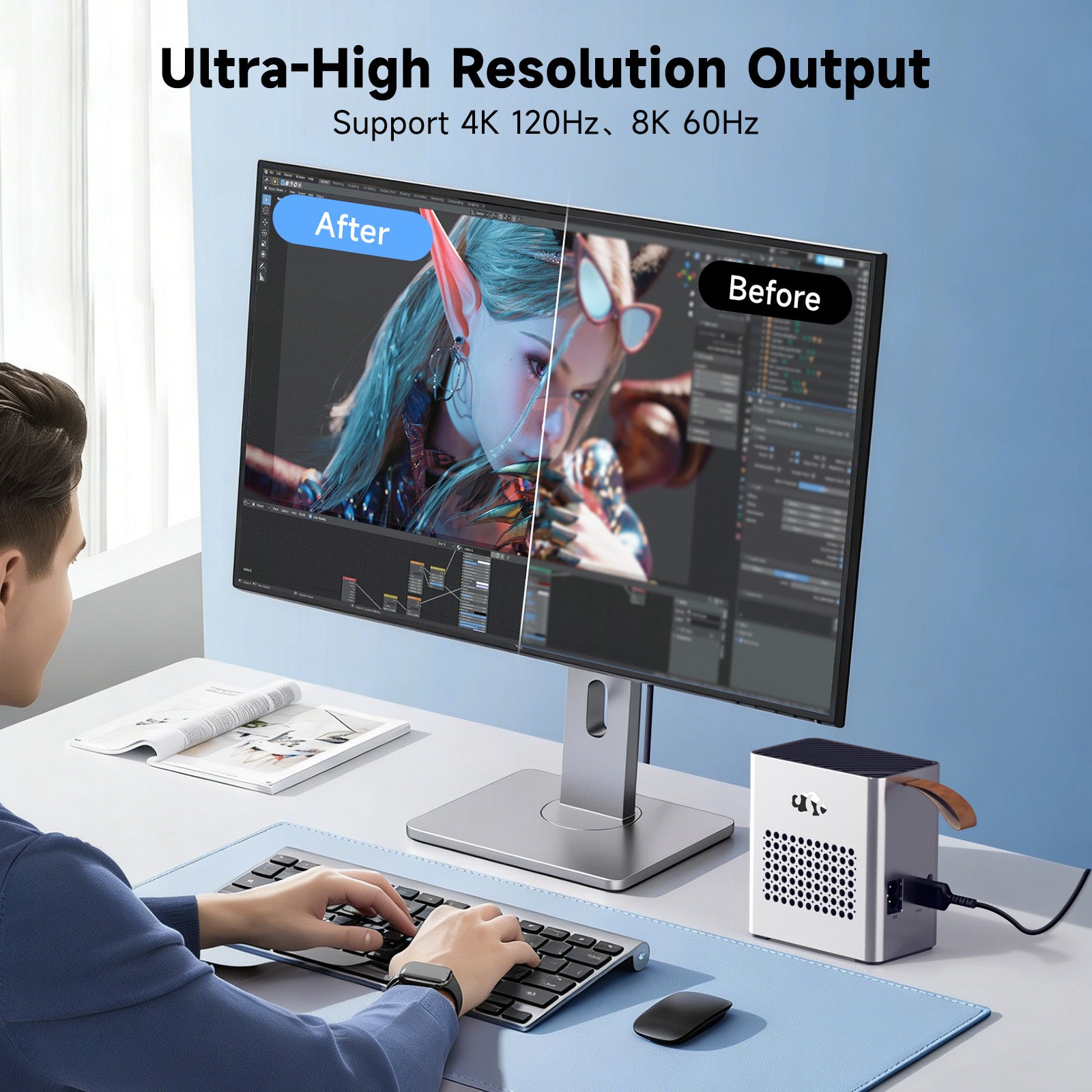Nimo Claw RX 7600M XT eGPU Dock - Nimo