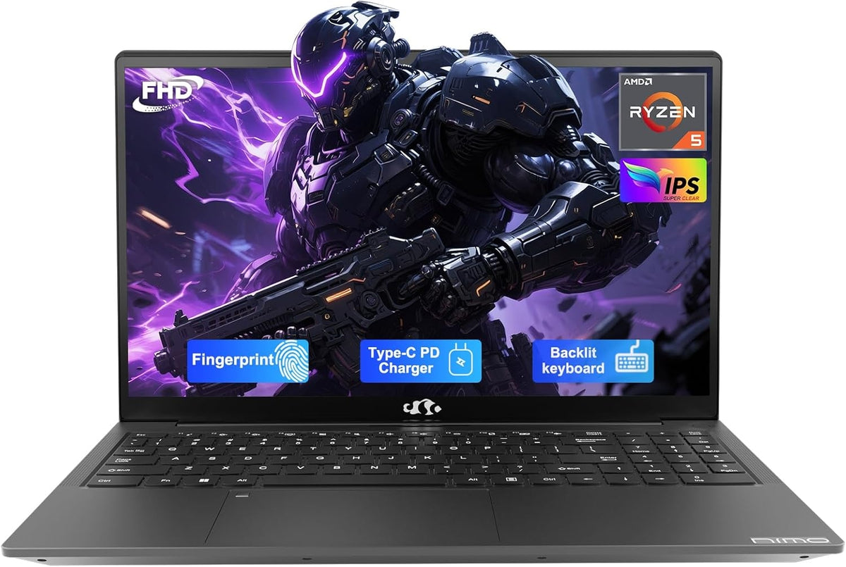 Nimo 15.6 FHD N152 AMD R5 3500U Student Laptop - Nimo