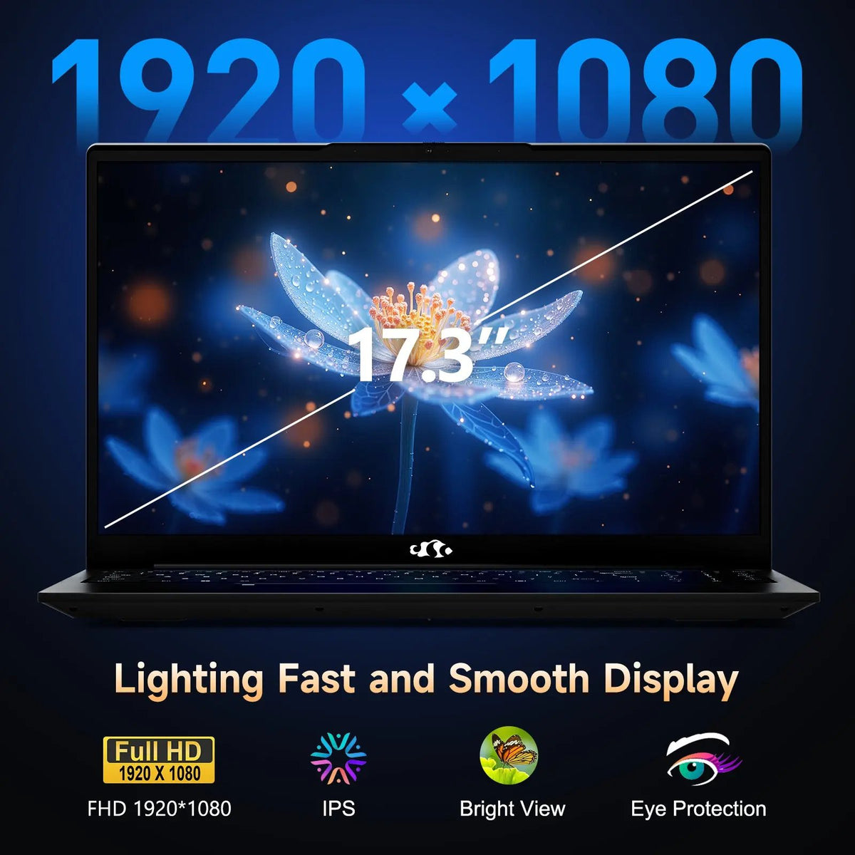 Refurbished Nimo 17.3 FHD N172 AMD R9-6950H Laptop - Grade A - Nimo