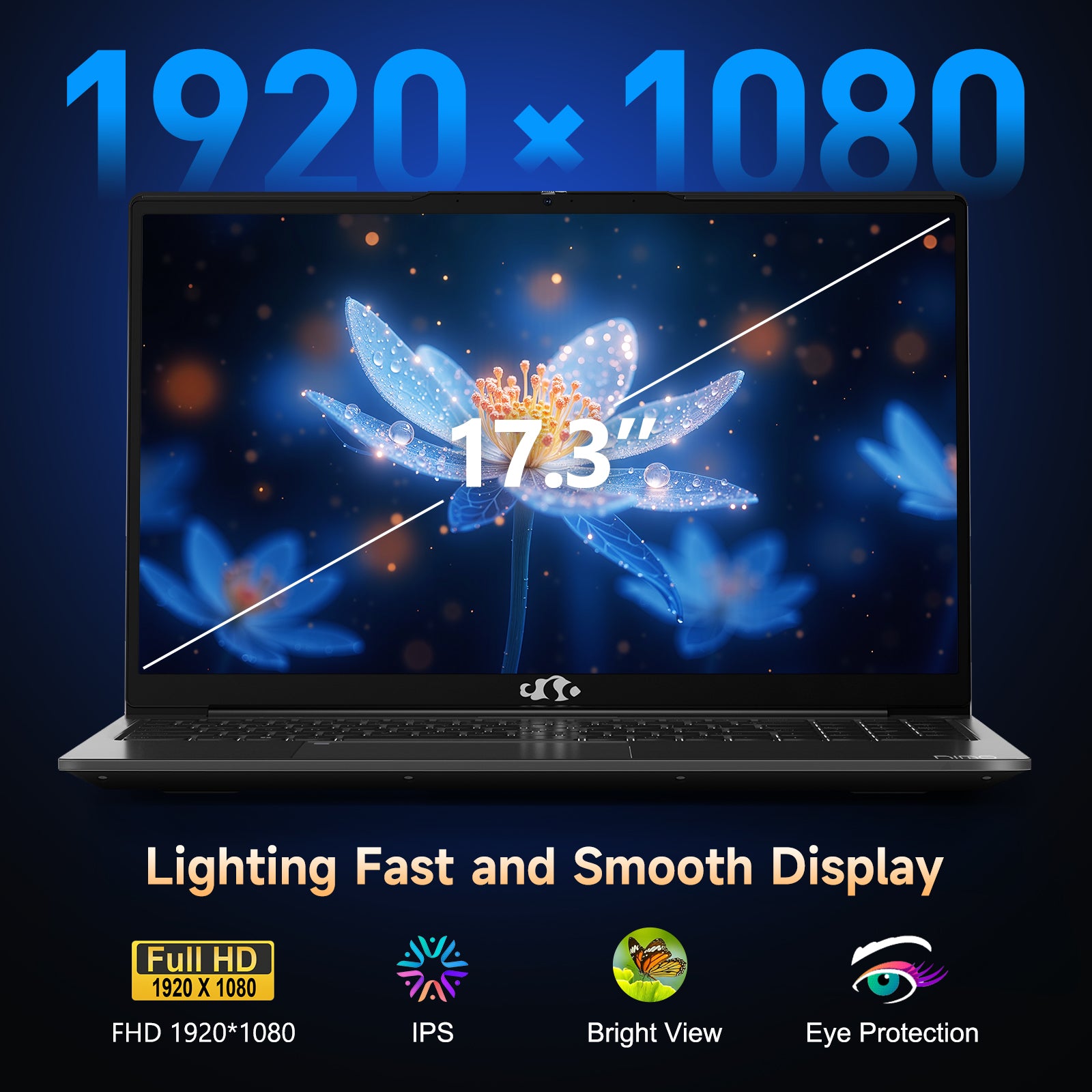 Refurbished Nimo 17.3 FHD N172 AMD R9-6950H Laptop - Grade A - Nimo