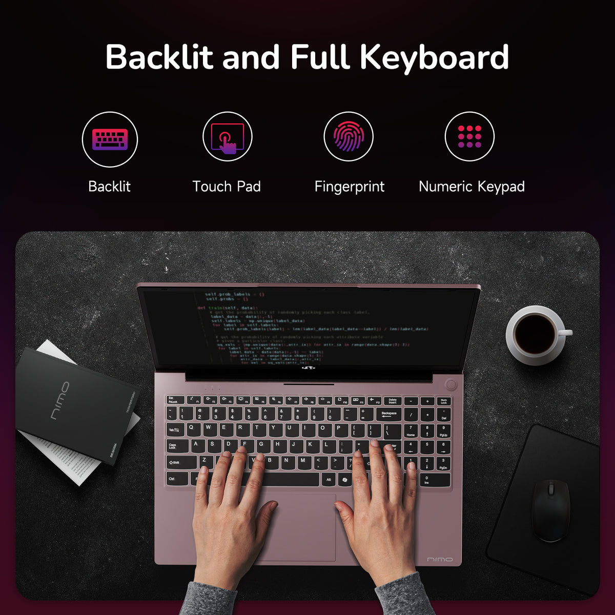 15.6'' R7 6800H FHD Business Gaming Laptop Computer-AMZ - Nimo