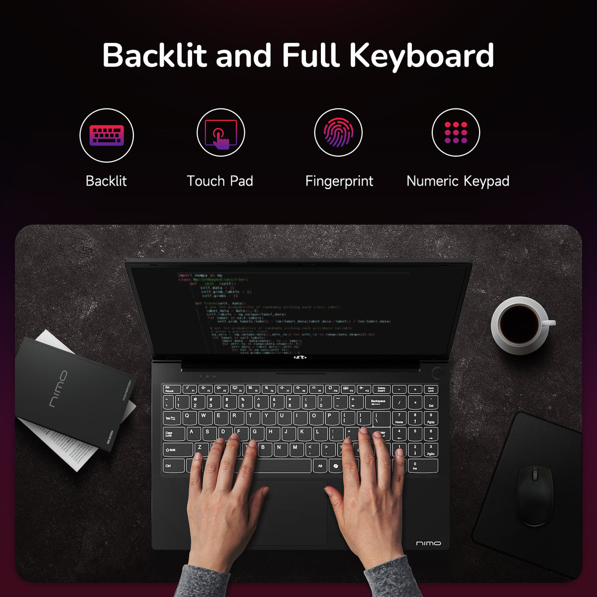 15.6'' R7 6800H FHD Business Gaming Laptop Computer-AMZ - Nimo