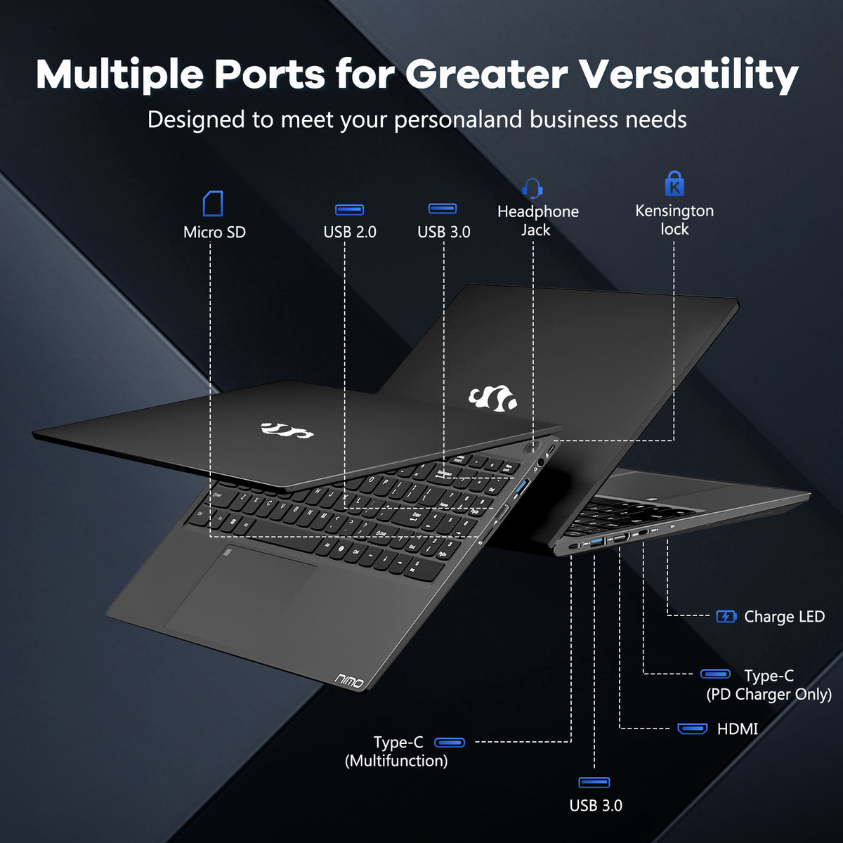 Nimo 15.6 FHD 1235U Laptop for Entertainment-AMZ - Nimo