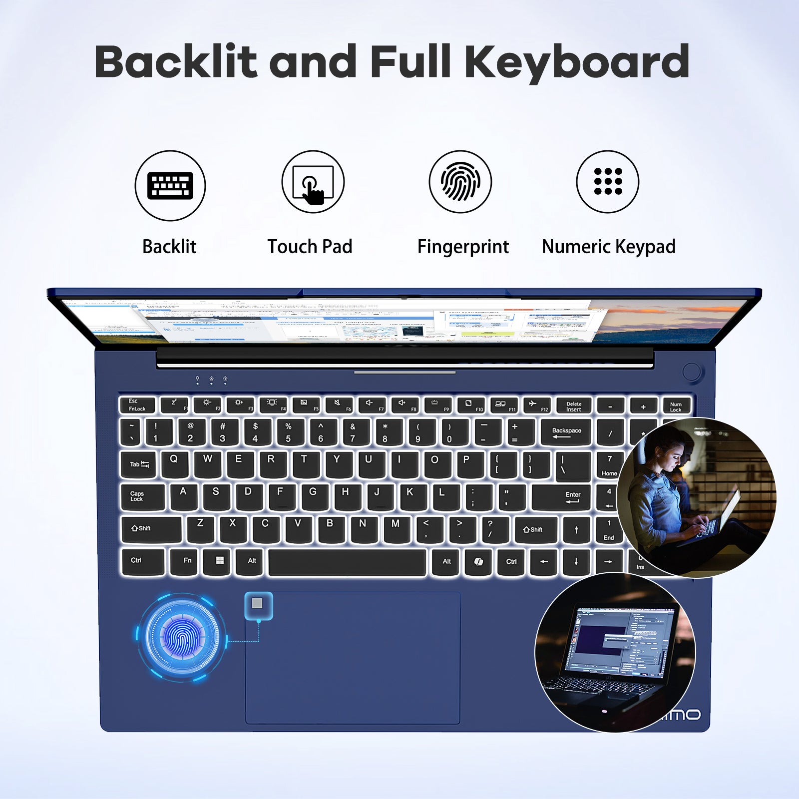 Nimo 15.6 FHD 1235U Laptop for Entertainment-AMZ - Nimo
