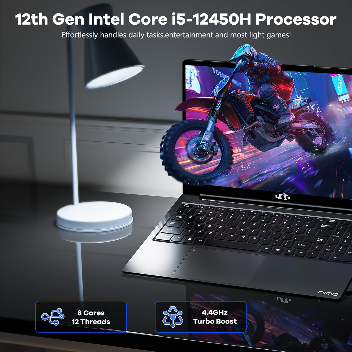 Nimo 15.6 FHD 1235U Laptop for Entertainment-AMZ - Nimo