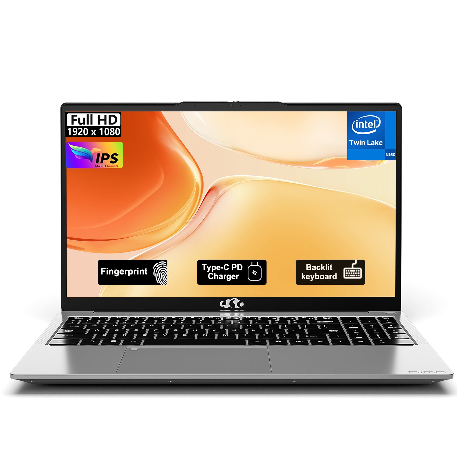 Nimo 15.6" N151 Processor N-series N100 FHD laptop - Nimo