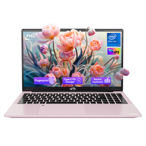 2025 Newest Laptop, 15.6-Inch FHD Display Laptop with Intel Quad Core-12th N100(Up to 3.4GHz), 16GB RAM 1TB ROM Business Laptop Computer, Fingerprint, Type C, Windows 11 Home - Nimo