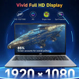 FHD Business Laptop, AMD Ryzen 5(Beat i3-1215U, 4 Cores Up to 3.7GHz), Backlit Keyboard, Fingerprint Login, Wi-Fi 5, Windows 11, Webcam, 65W Type-C-AMZ - Nimo