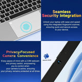 FHD Business Laptop, AMD Ryzen 5(Beat i3-1215U, 4 Cores Up to 3.7GHz), Backlit Keyboard, Fingerprint Login, Wi-Fi 5, Windows 11, Webcam, 65W Type-C-AMZ - Nimo
