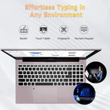 FHD Business Laptop, AMD Ryzen 5(Beat i3-1215U, 4 Cores Up to 3.7GHz), Backlit Keyboard, Fingerprint Login, Wi-Fi 5, Windows 11, Webcam, 65W Type-C-AMZ - Nimo