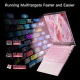 2025 Newest Laptop, 15.6-Inch FHD Display Laptop with Intel Quad Core-12th N100(Up to 3.4GHz), 16GB RAM 1TB ROM Business Laptop Computer, Fingerprint, Type C, Windows 11 Home - Nimo