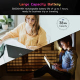 2025 Newest Laptop, 15.6-Inch FHD Display Laptop with Intel Quad Core-12th N100(Up to 3.4GHz), 16GB RAM 1TB ROM Business Laptop Computer, Fingerprint, Type C, Windows 11 Home, Blue - Nimo