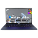 NIMO N152 15.6” blue refurbished laptop with FHD display, AMD R5-3500U processor, fast charging, fingerprint sensor, and customizable RAM & SSD – lightweight and perfect for students and professionals.