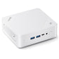 Nimo white Minipc DNB20 in Macaron design with Intel N100 processor, compact and stylish mini PC ideal for home, office, and light computing tasks.