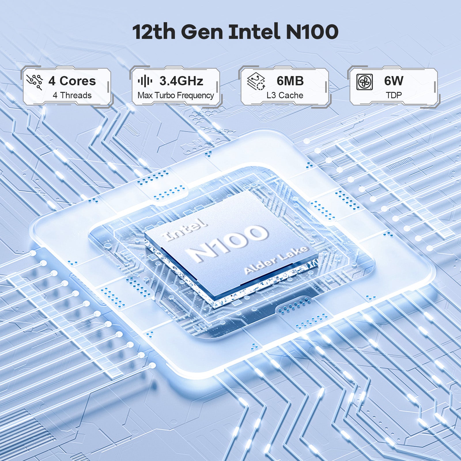 Nimo Minipc DNB20 (In Macaron) Intel N100-AMZ - Nimo