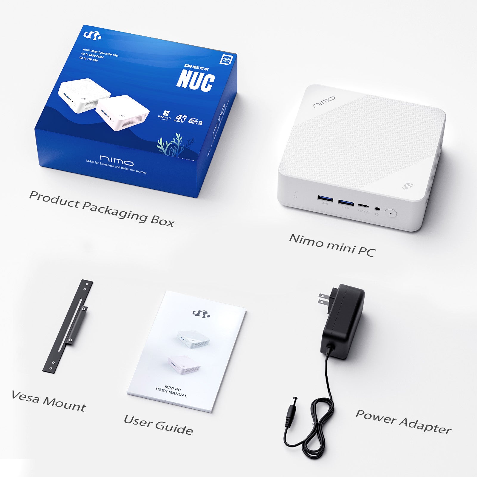 Nimo Minipc DNB20 (In Macaron) Intel N100-AMZ - Nimo