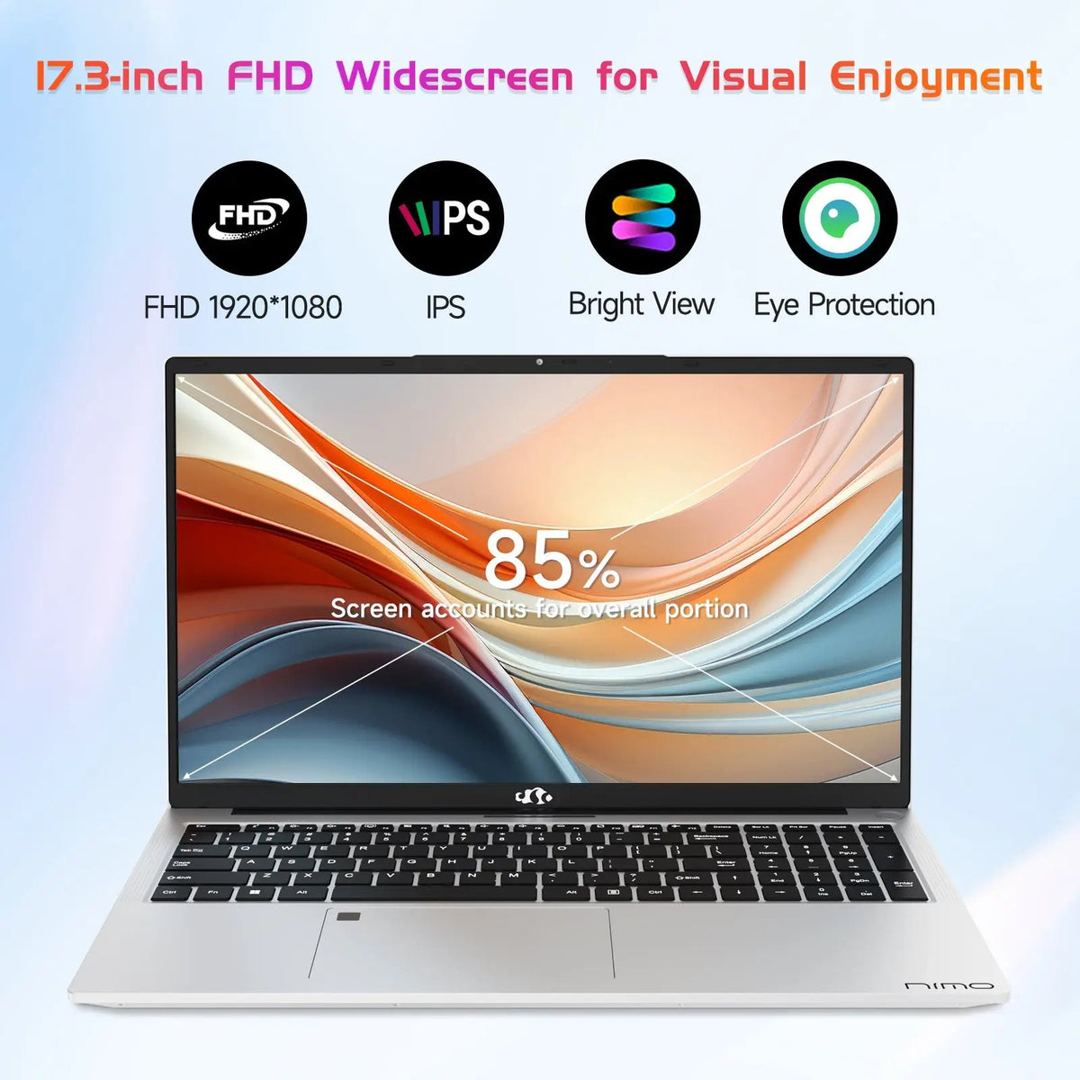 Nimo 17.3 FHD N171 I3-1215U Laptop for Student and Business-AMZ - Nimo