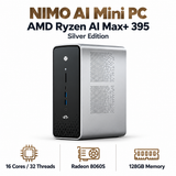 Nimo's Office & Gaming AI PC - AMD Ryzen™ AI Max+ 395 — product front view and key specifications