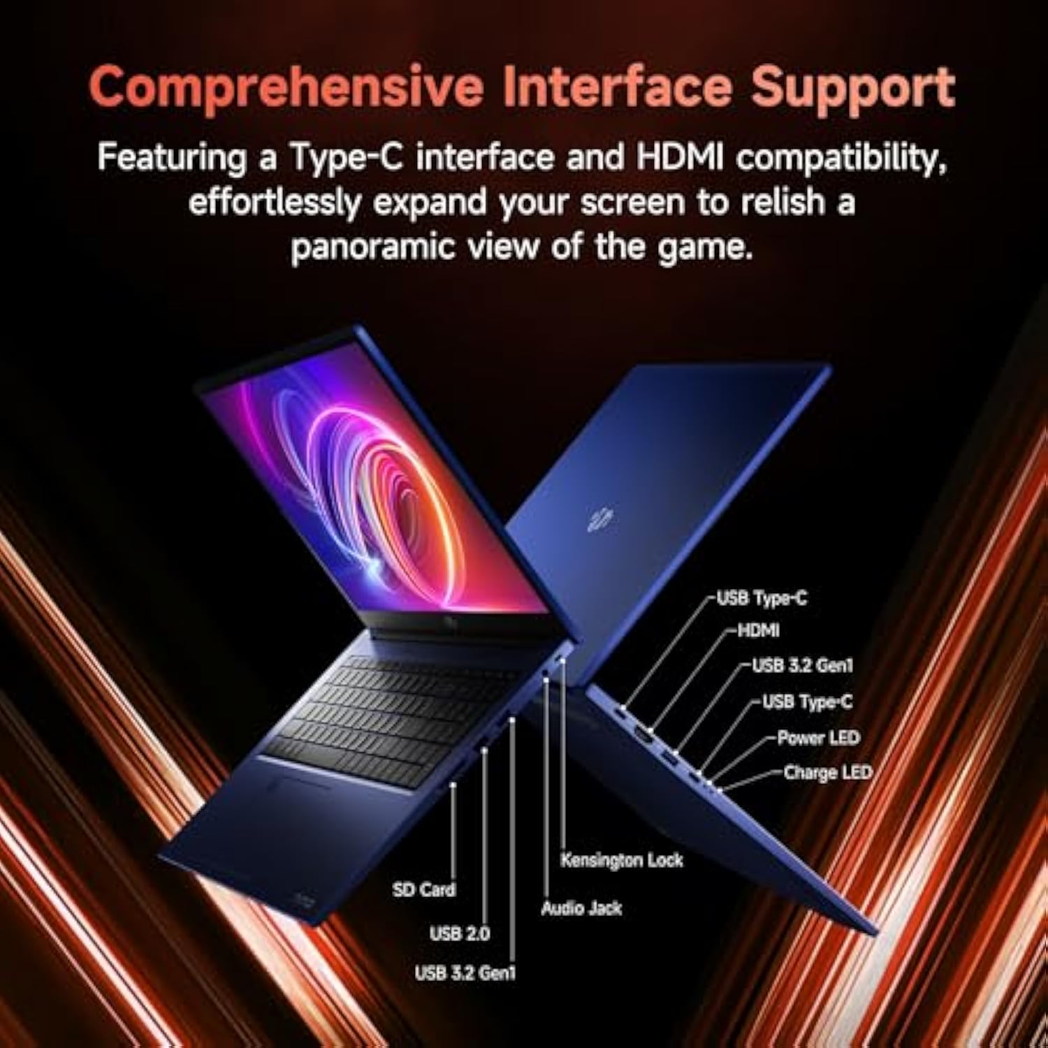 Nimo 17.3'' FHD IPS Gaming-Laptop, AMD Ryzen 9 8945HS, PD 100W, Type_C 4.0, Backlit KB, Fingerprint Unlock, FHD Display, Wi-Fi 6, for Gaming, Student, Office, Business - AMZ - Nimo