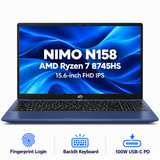15.6 N158 Ryzen 7 8745HS Laptop — Blue