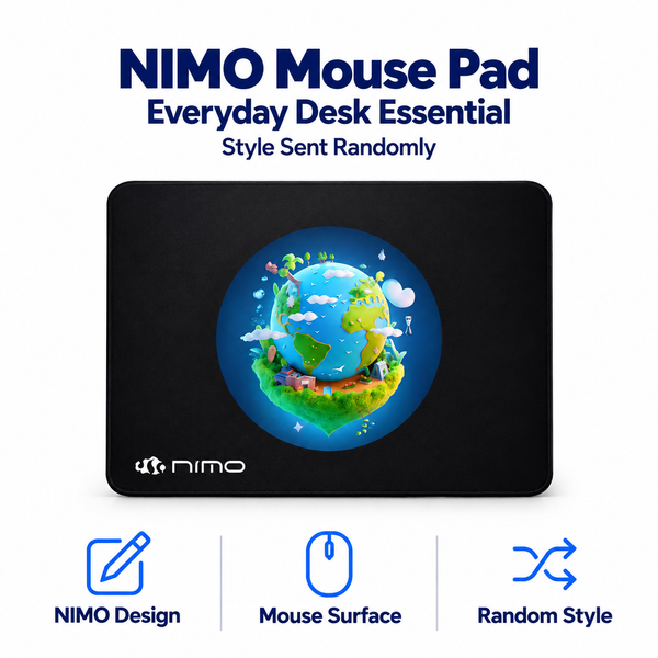 Nimo Mouse Pad - Style Sent Randomly — product front view and key specifications
