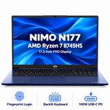 17.3 N177 Ryzen 7 8745HS Laptop — product front view and key specifications