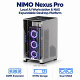 Nexus Pro - Local AI Agent Workstation & NAS Capabilities — product front view and key specifications
