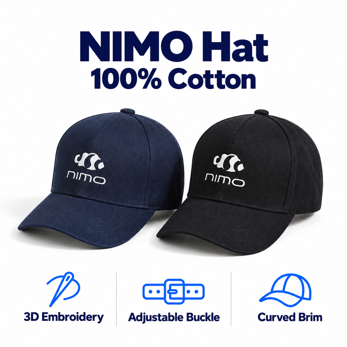 Nimo Hat — product front view and key specifications