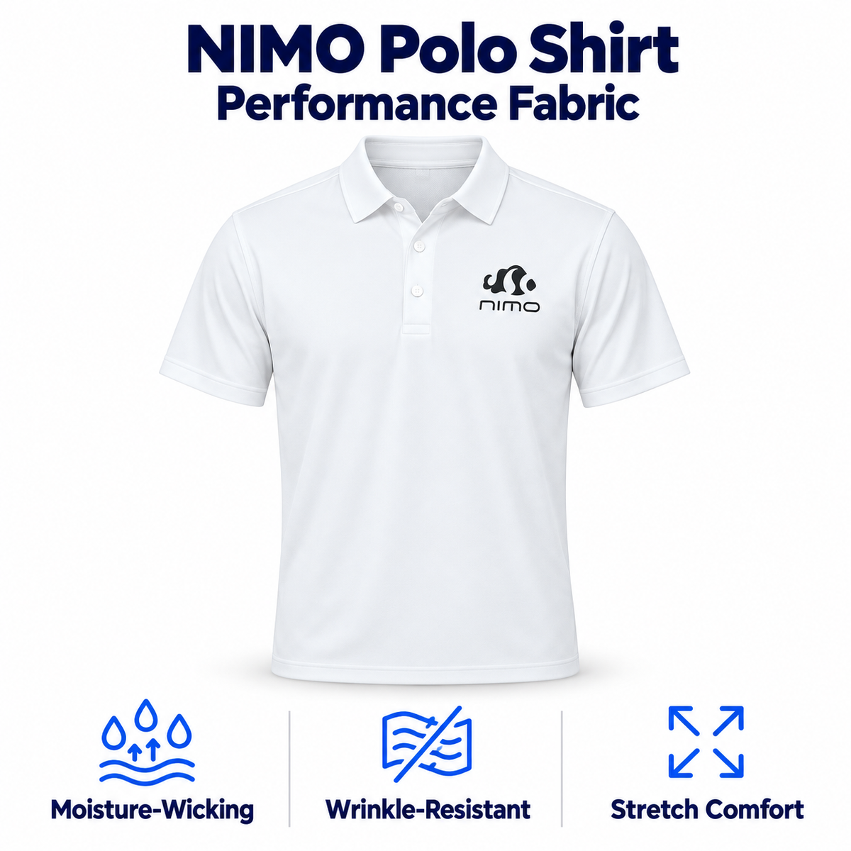Nimo Polo Shirt — product front view and key specifications
